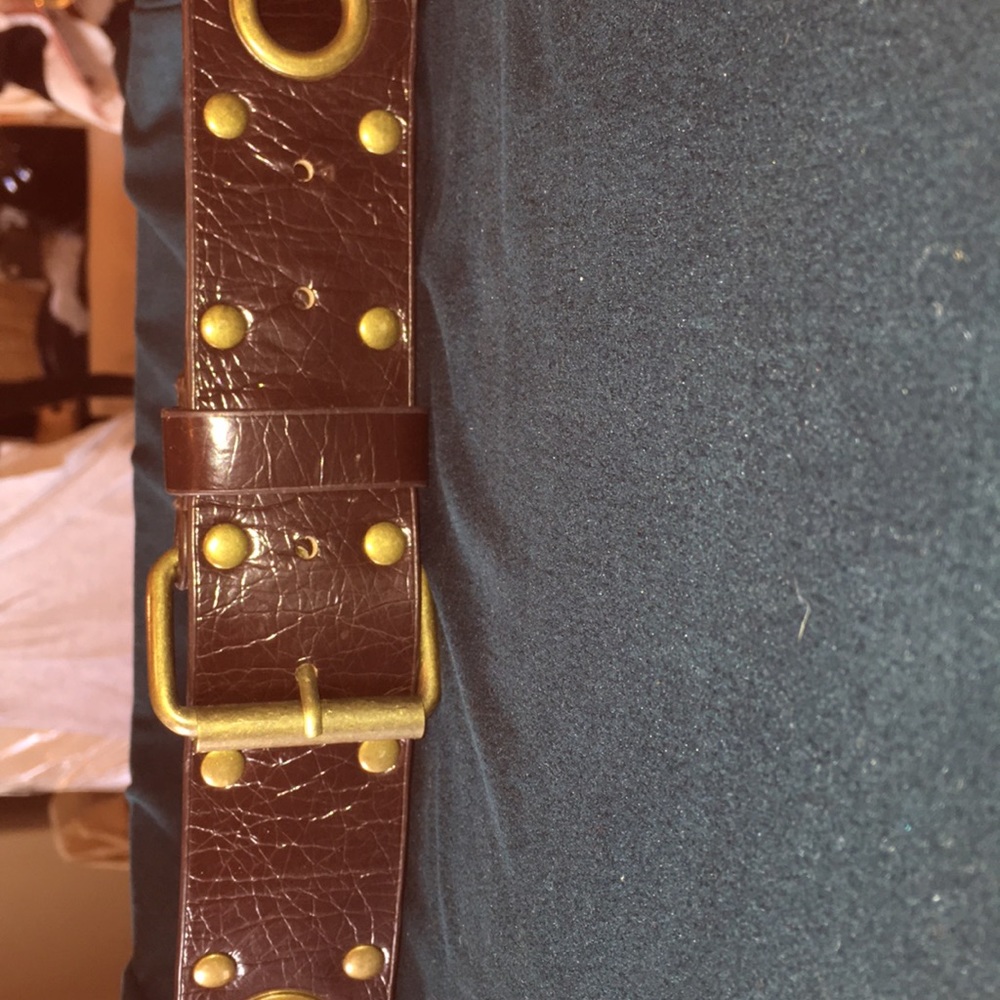 NWOT Belt with Brass studs and